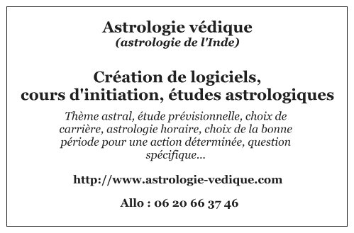 Philippe GEORGES, astrologie v�dique